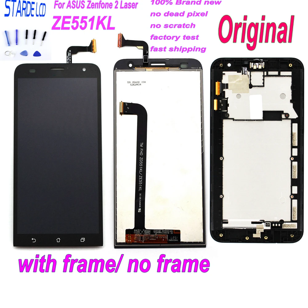 STARDE 5 ''LCD для Asus ZenFone 2 Laser ZE551KL Z00TD ЖК дисплей кодирующий преобразователь