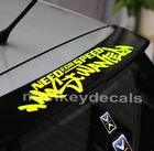 Виниловые светоотражающие наклейки для автомобиля, наклейка на ветровое стекло, для скорости, для большинства желаний, 57 см x 9,7 см