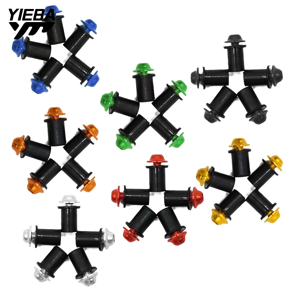 Комплект креплений винтовых гаек ветрового стекла мотоцикла для KAWASAKI NINJA 650R ER6F ER6N