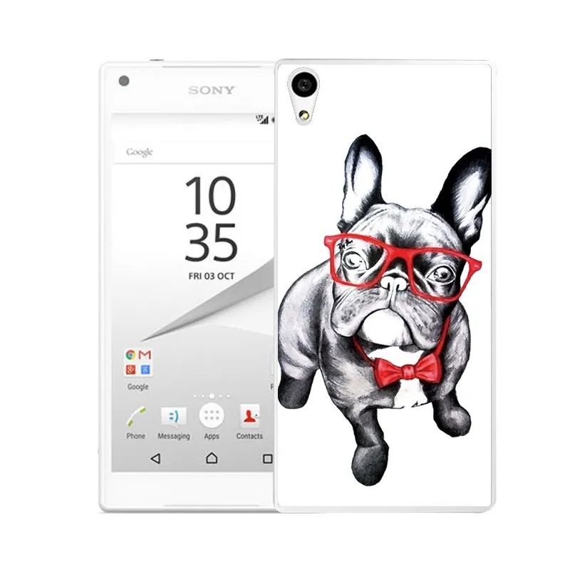 Qmswei ТПУ прозрачный мягкий чехол для телефона sony Z3 Z2 Z5 Z4 Симпатичные Орел в виде