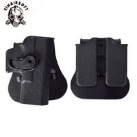 right hand belt loop paddle platform tactical gun pistol holsters with magazine clip pouch for hunting imi holster glock 17 19