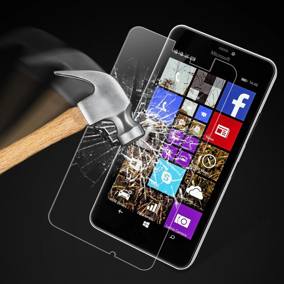 Wolfsay 2 шт стекло для Lumia 640 XL Защитная пленка экрана закаленное Microsoft Nokia 640xl