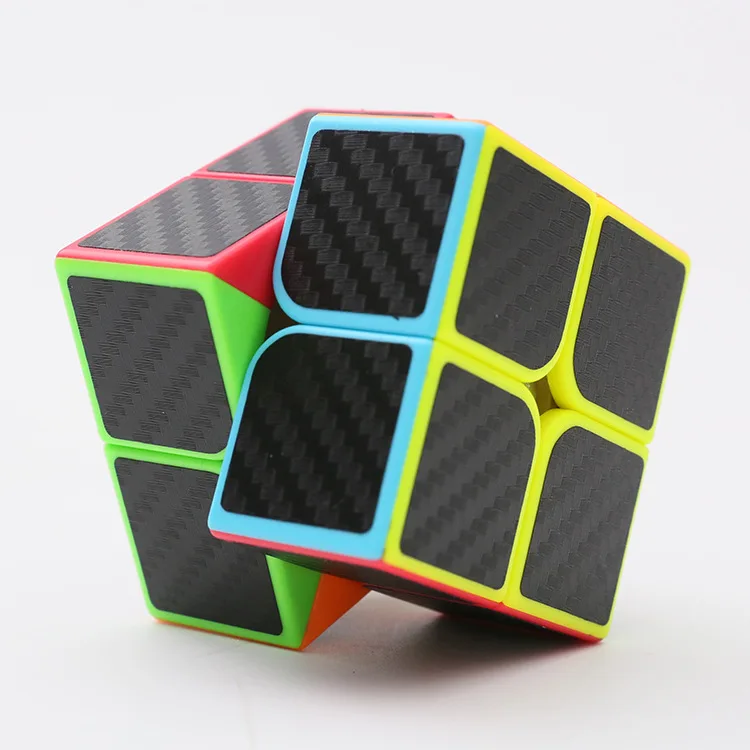 3x3x3 наклейка из углеродного волокна скорость магические кубики головоломка игрушка для детей подарок игрушка для молодых взрослых инструкция Профессиональный Кубик Рубика
