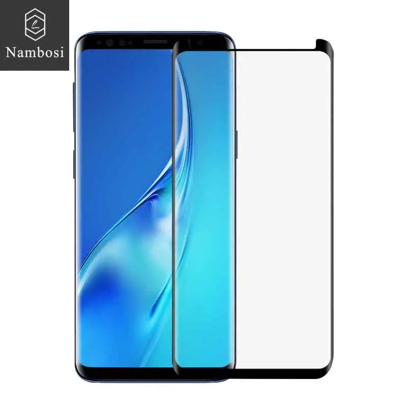 Nambosi 3D закаленное стекло для samsung Galaxy S8 S9 Note 9 8 Защитная пленка для экрана для samsung Note 9 S9 S8 plus Взрывозащищенная пленка - Цвет: For Samsung S9 Plus