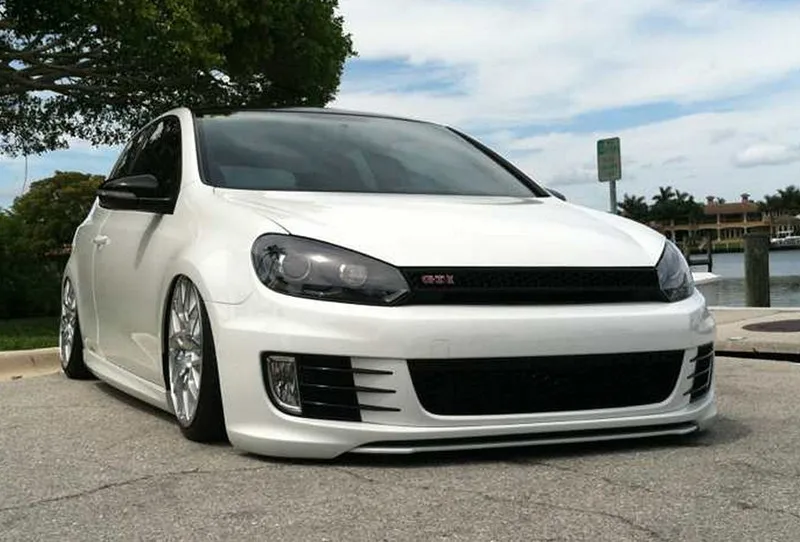 Для Volkswagen Golf 6 MK6 GTI R20 ABS автостайлинг внешние части гоночные грили без логотипа