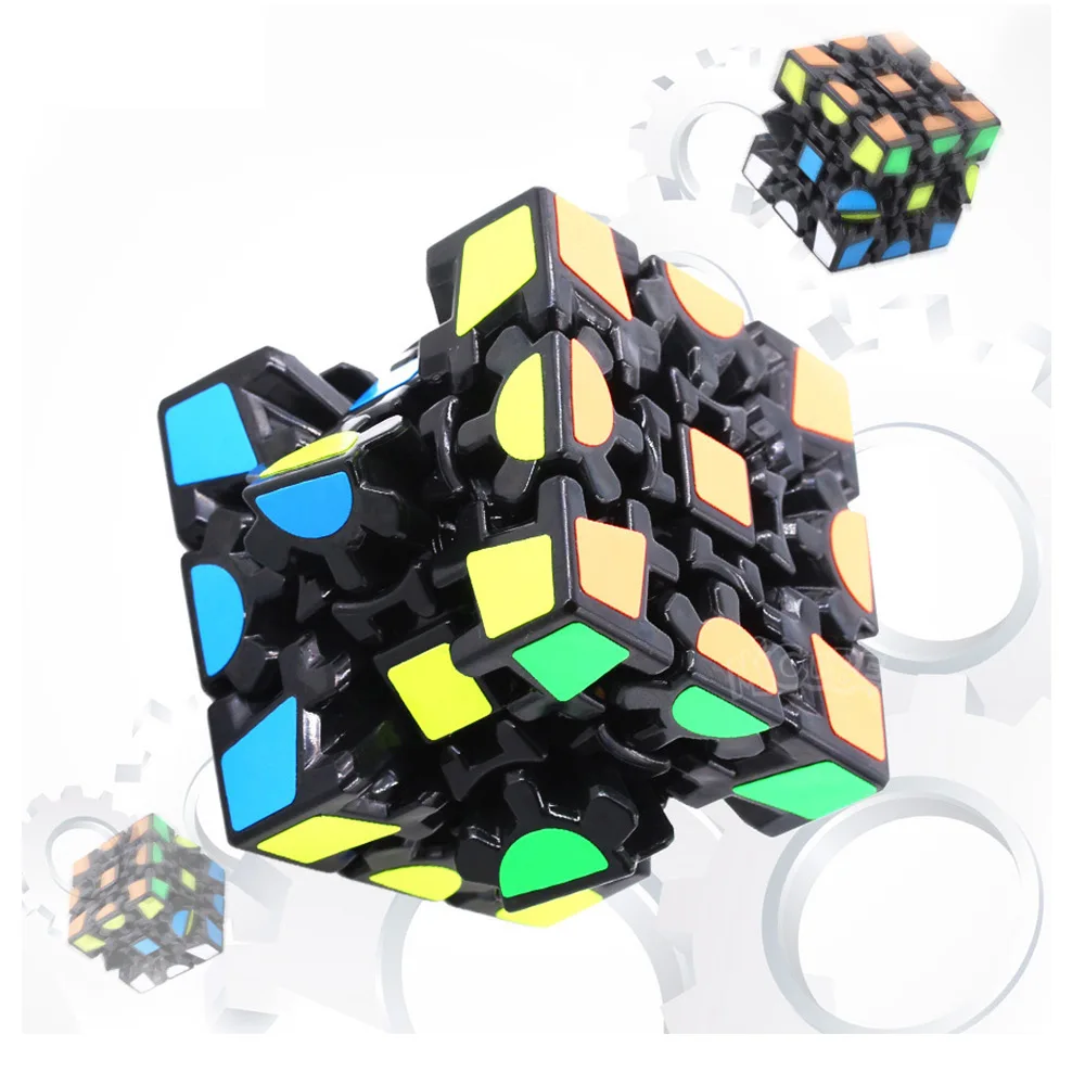 QIYI 3x3x3 5,95 см скоростной куб Magico 4 шт. костюм профессиональная головоломка Нео Куб игрушки для детей взрослых Рождественский подарок черный белый