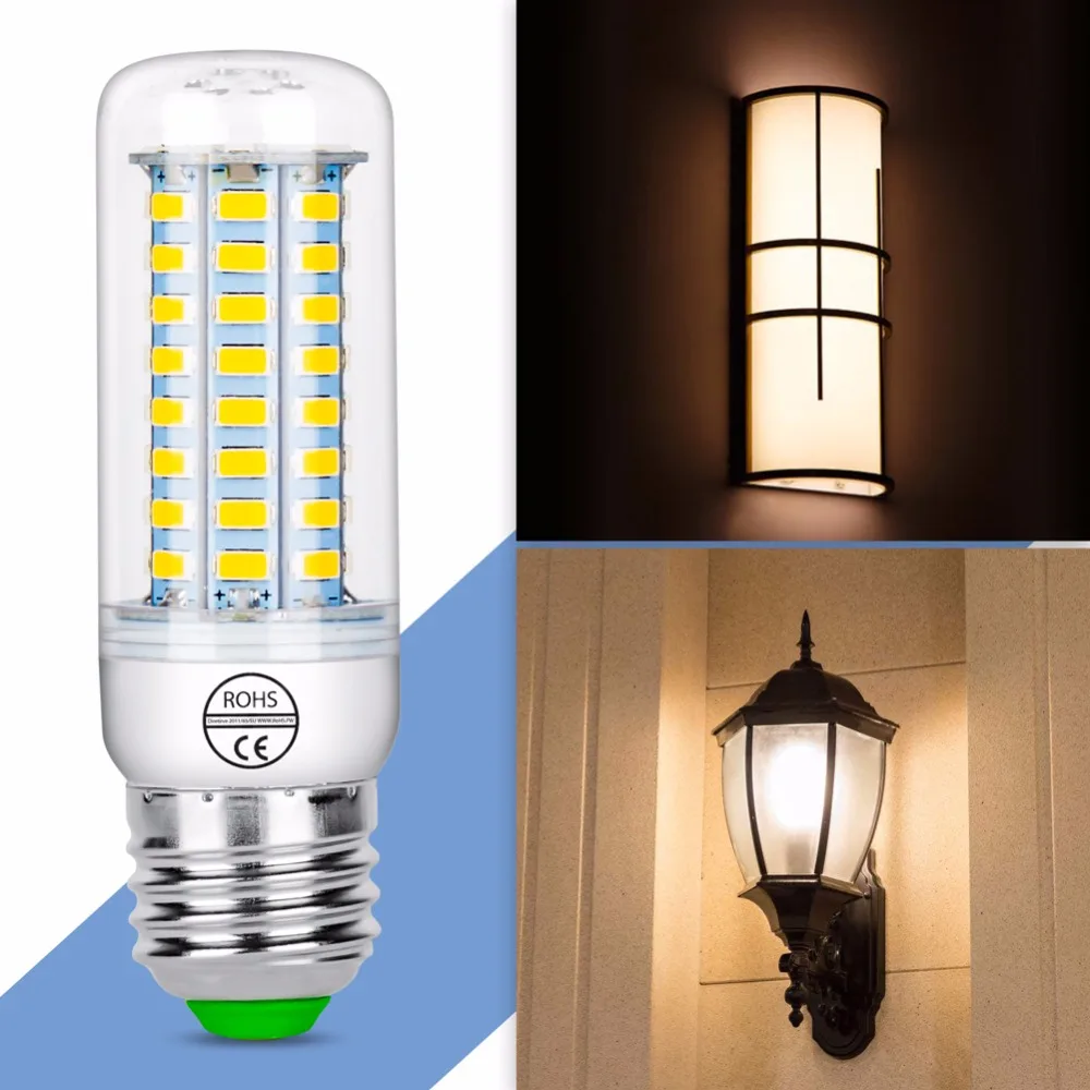 

GU10 LED Lamp 230V E27 Energy Saving Corn Light Bulb Ampoule Led E14 5W 7W 9W 12W 18W 20W Warm/White Home Led Lighting SMD 5730