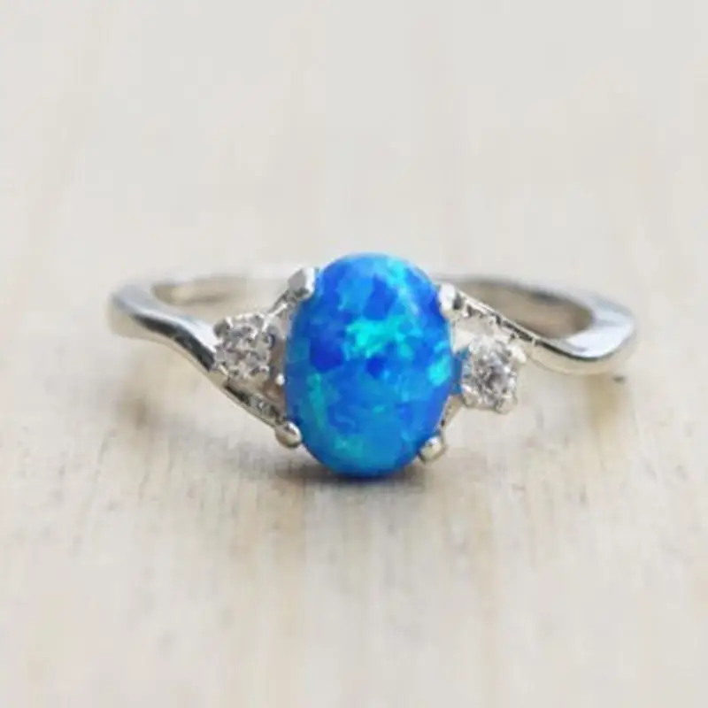 Женское кольцо разноцветное серебряное мистик земля опал горный хрусталь