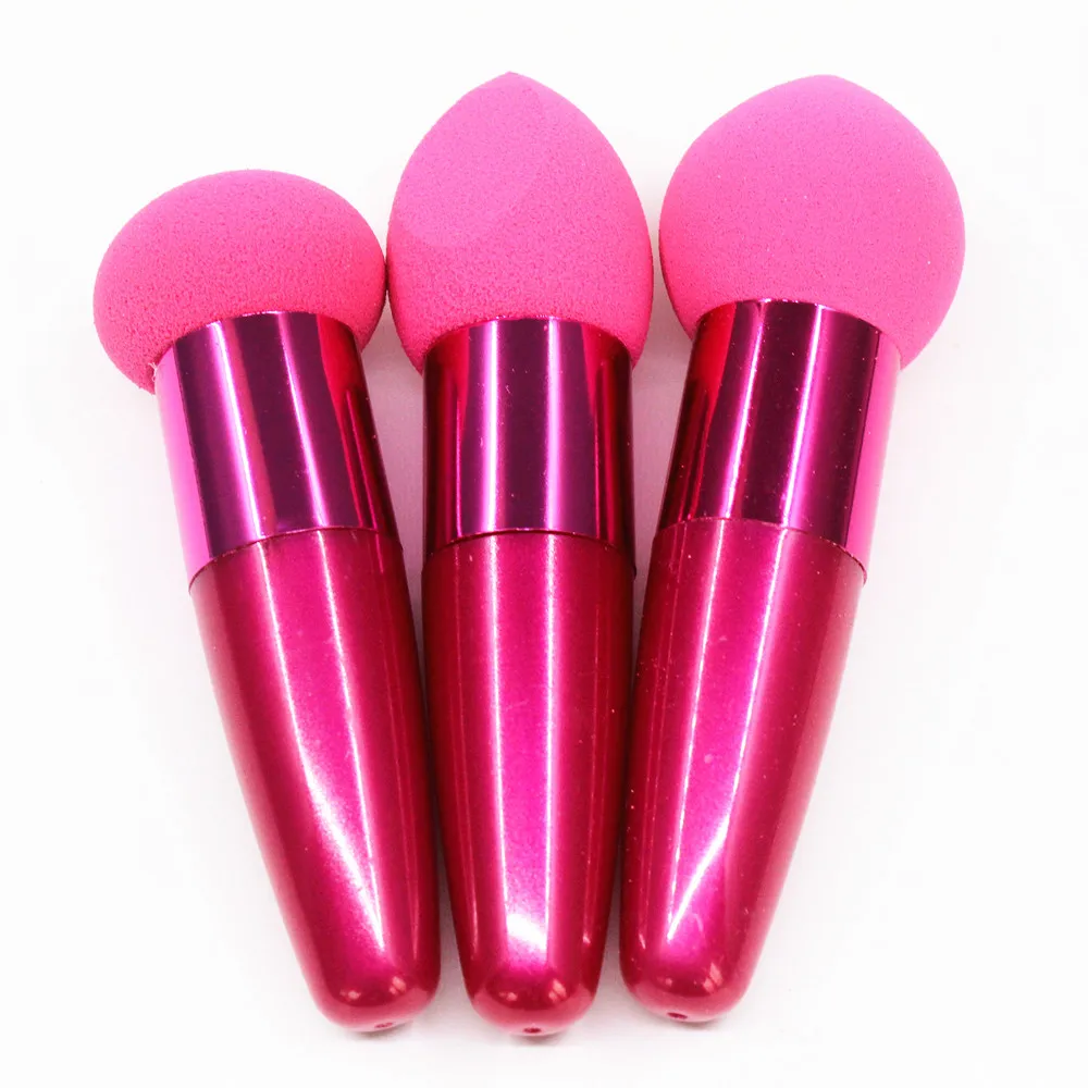 3 шт./лот набор косметики в форме капли воды грибов СКОШЕННЫХ форм спонж для