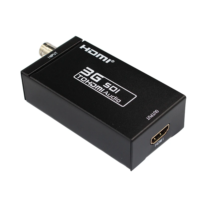 SDI HD-SDI 3G-SDI к HDMI 720 p/1080 p адаптер видео конвертер со встроенным аудио |