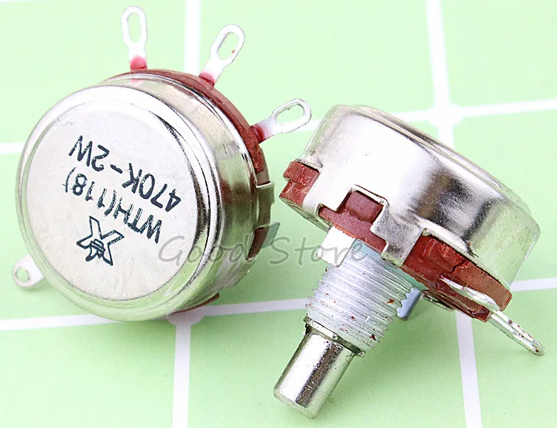 5 шт. WTH118 2 Вт WTH(118) DIY Kit запчасти 1A потенциометр 1K K 4 7 10K 22K 47K 100K 470K 1M|Индукторы| |