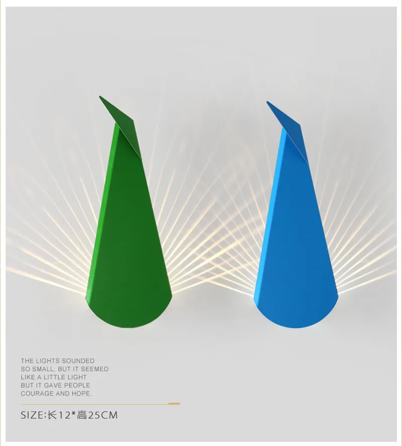 

LED Wall Lamps Indoor Nordic Wall Light Metal Peacock Aisle Wall Sconse Bedroom Designer Home Lighting Free Shipping Fixtures