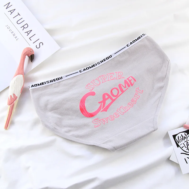 

Teenage Underwear Girls Cotton Panties Casual Letter Print Panties 2019 Kids Underpants Young Girls Low Rise Briefs Calzoncillos