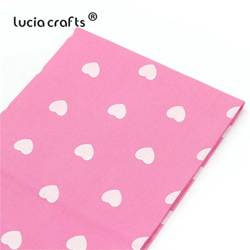 Lucia ремесла 50*50 см хлопок одеяла ткань для DIY шитья Лоскутное детское постельное Тильда кукла Текстиль Ткань H1010 - Цвет: Type 14  1 piece