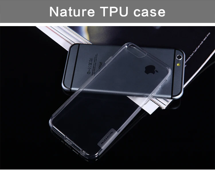 Чехол Nillkin из ТПУ для iPhone 6s 0 6 мм ультратонкие прозрачные чехлы телефона чехол