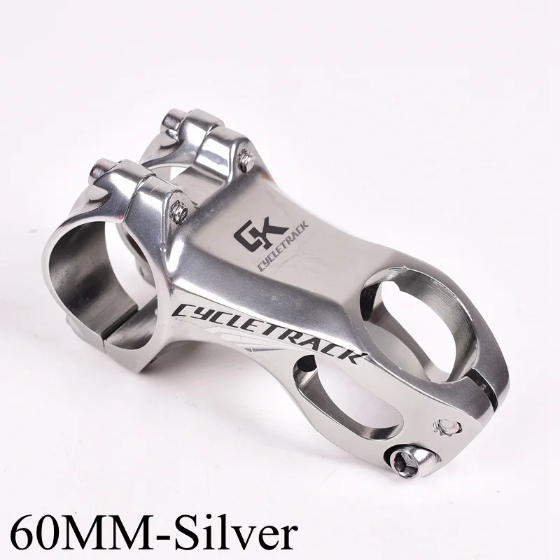 60mm Silver MTB велосипедный вынос руля руль 17 градусов 31,8*60/80 мм Алюминий сплава сверхлегкий горная рулевая колонка велосипеда велосипедный руль XC AM велосипедная часть - Цвет: 60mm Silver