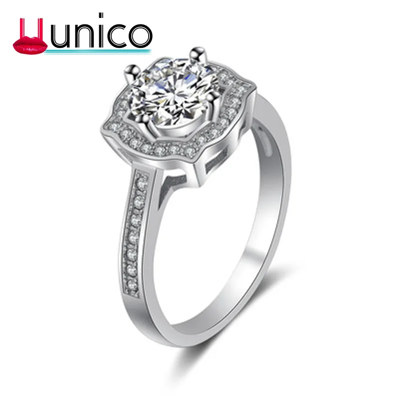 

Romantic Ring for Women Flower Luxury Jewelry Trendy Birthday Gift Anniversary Present