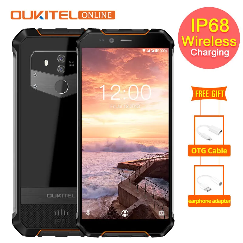Oukitel WP1 Водонепроницаемый смартфон с 5 дюймовым дисплеем восьмиядерным