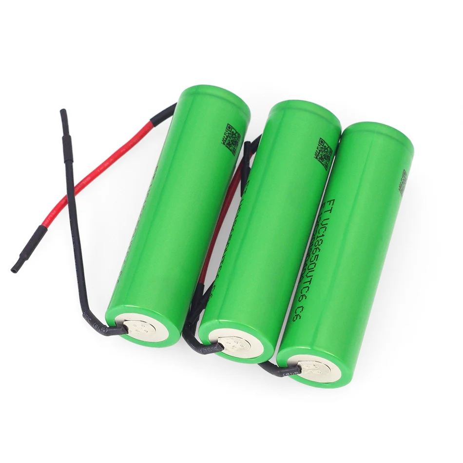 6 шт./лот VariCore VTC6 3 7 V 3000mAh 18650 литий ионный аккумулятор Батарея 20A разрядки VC18650VTC6