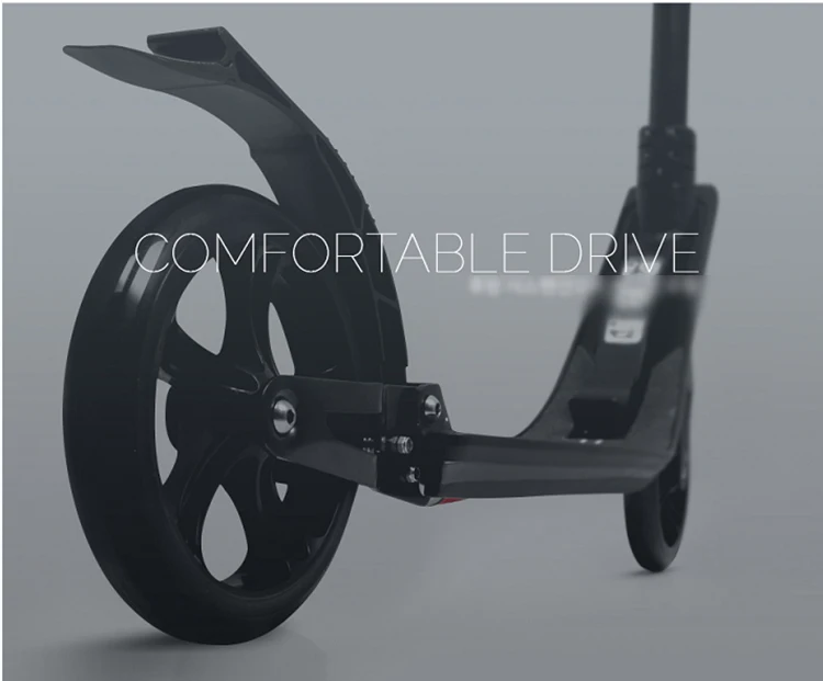 Алюминиевый самокат для взрослых и детей, тип, складной, PU2wheels, для бодибилдинга, амортизация, для городского кампуса