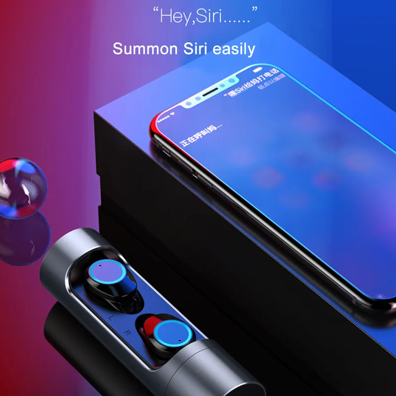 Сенсорный контроль TWS 5 0 Bluetooth наушники EDR Mini Twins стерео микрофон истинные