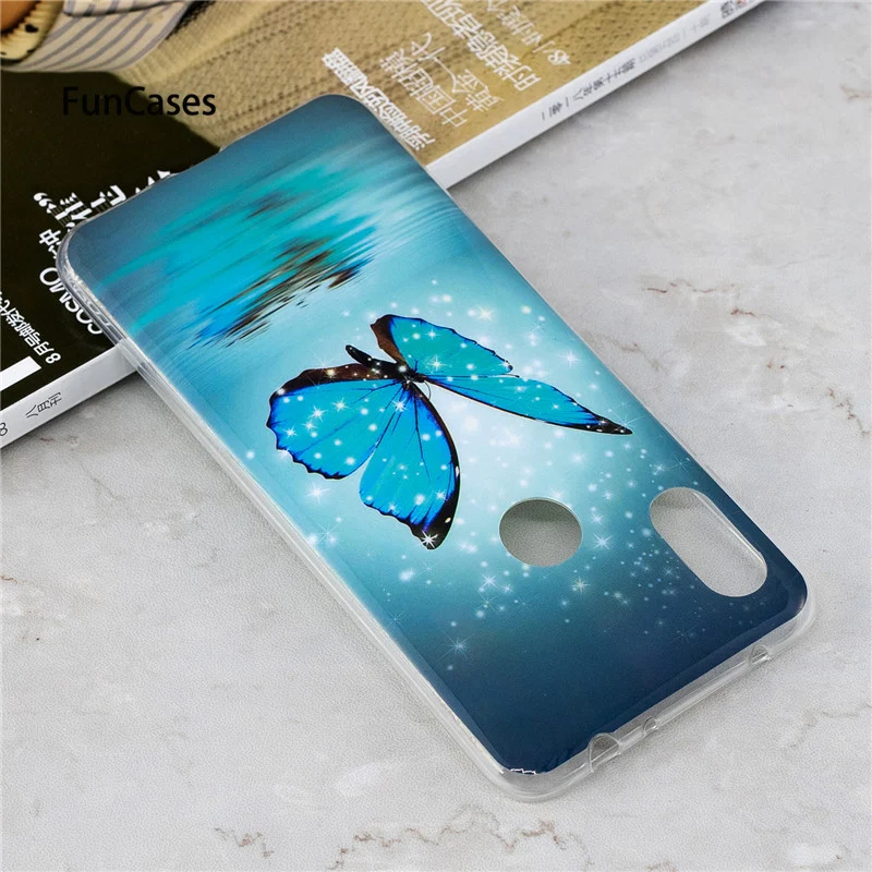 Redmi Note 6 светящийся чехол на СПС Coque Xiaomi Чехол Сова единорог мультфильм Fundas для Note6
