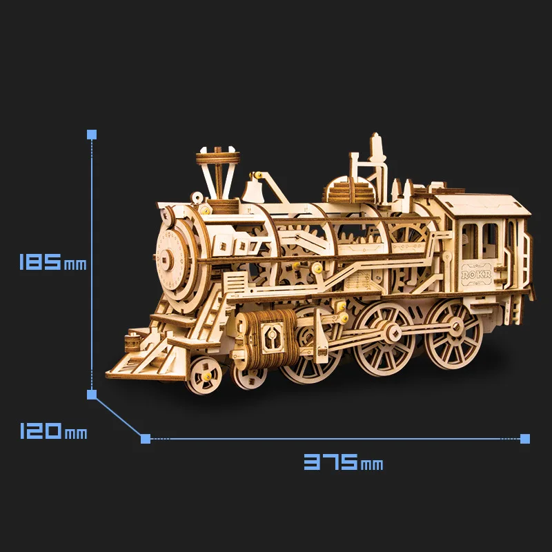 Креативная DIY лазерная резка 3D механическая модель деревянная головоломка Playmobil 3d игровая сборка игрушка подарок для детей подростков взрослых LK