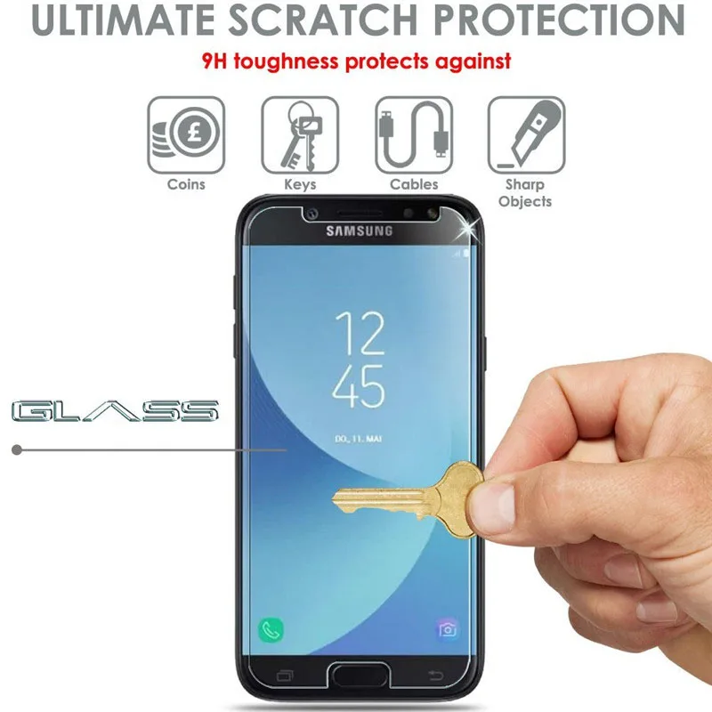 [2 упак.] 9H твердость Стекло на для Samsung Galaxy J5 закаленное Стекло SM-J530F SM-J530FM защитное стекло для самсунг галакси J5