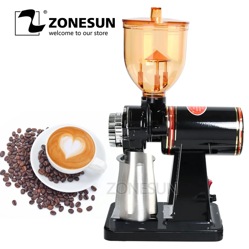 ZONESUN бытовая электрическая кофемолка мельница домашняя кофемолка|electric coffee grinder