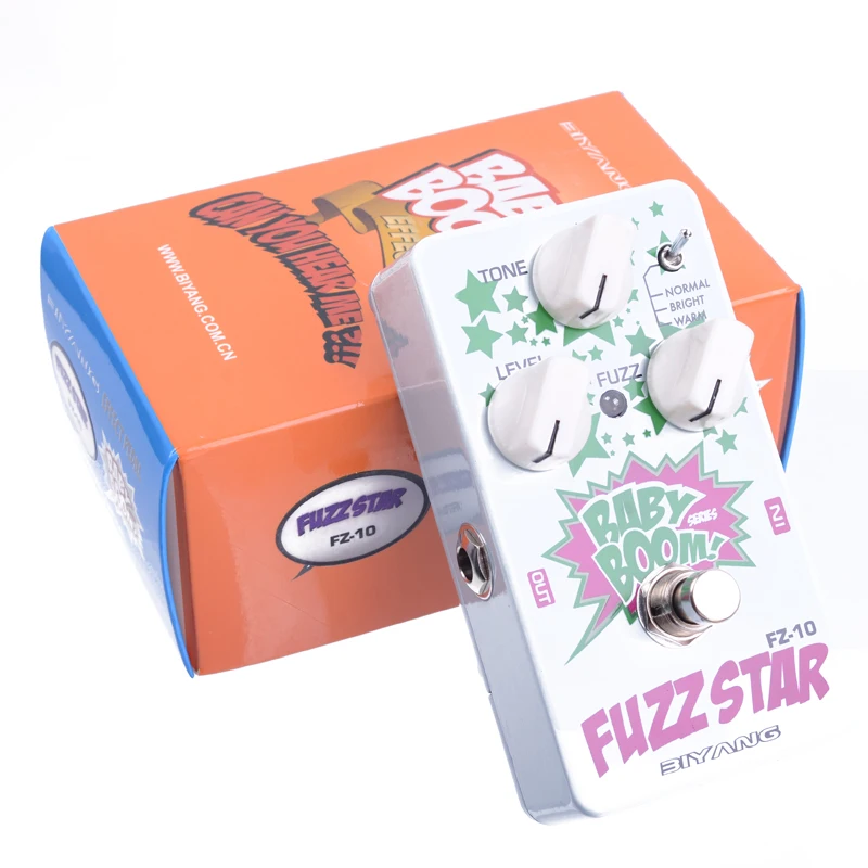 

BIYANG FZ-10 BABY BOOM Series 3 Modes Fuzz Guitar Effect Pedal True Bypass Full Metal Shell With FUZZ control knobs