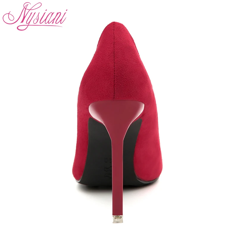 2018 Высокие каблуки Для женщин Туфли лодочки Slip On платье шпильки обувь Брендовая