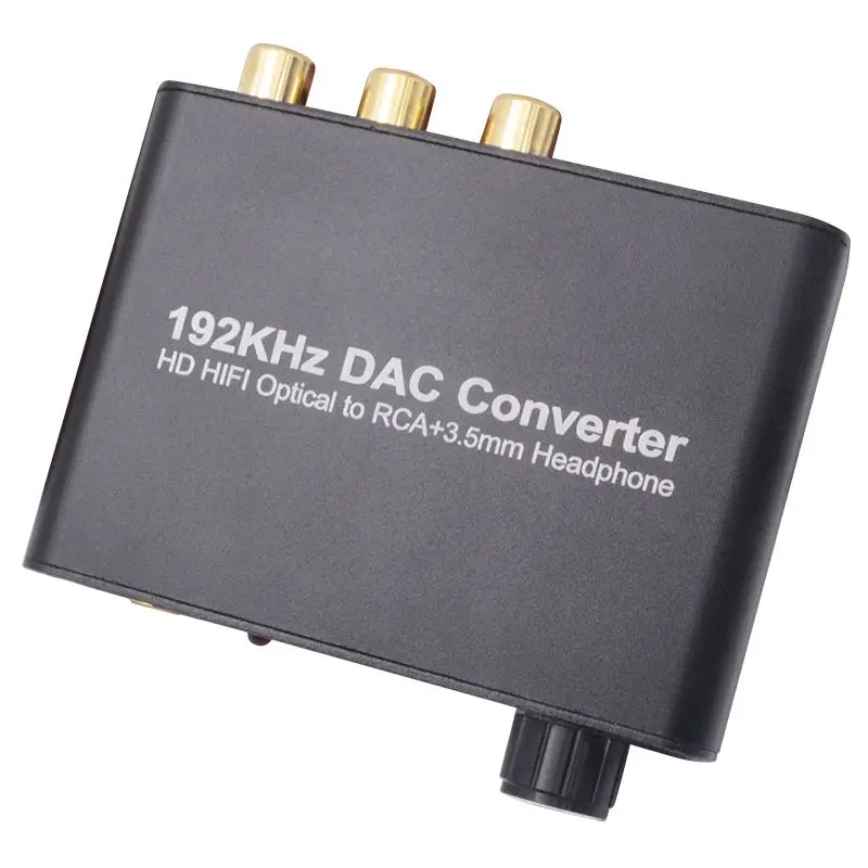 192 кГц DAC волоконно-коаксиальный преобразователь 5 1 HD цифровой аудио декодер