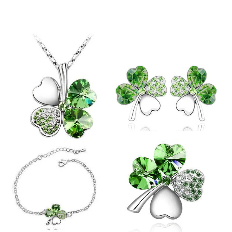 Комплект из колье сердца серег и браслета|pendant jewelry sets|fashion setjewelry sets |