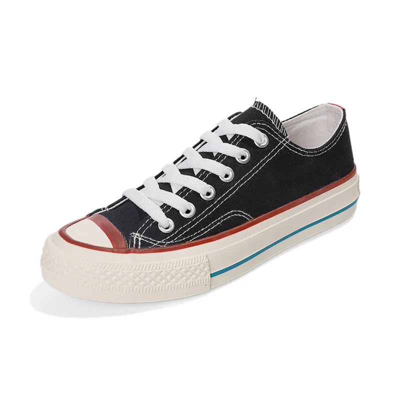 Новая женская парусиновая обувь двухцветная Классическая 2019 г. Zapatos De Mujer