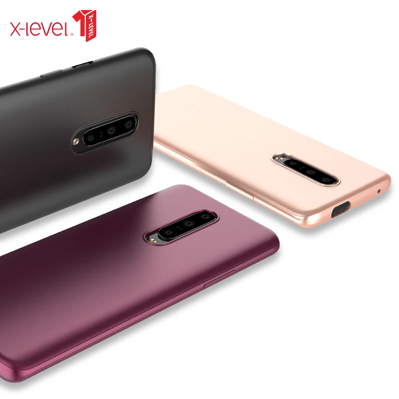 Для OnePlus 7 Pro чехол для крышки корпуса X-Level Guarian серии Мягкий Силиконовый ТПУ полный