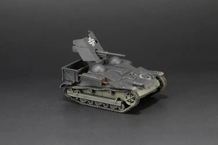 WWII немецкий UE трактор w/37 мм пистолет 1/72 Танк модель готовая без литья под