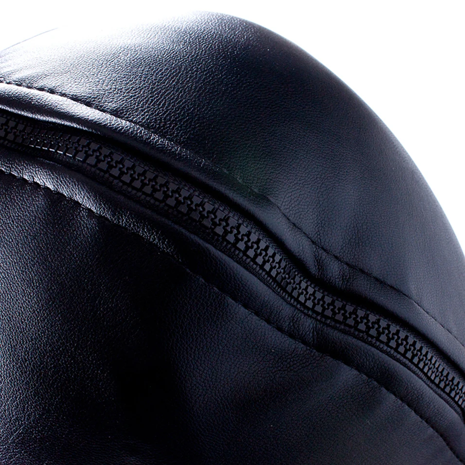 CamaTech из искусственной кожи с открытым лицом голова жгут фетиш бдсм головы маска