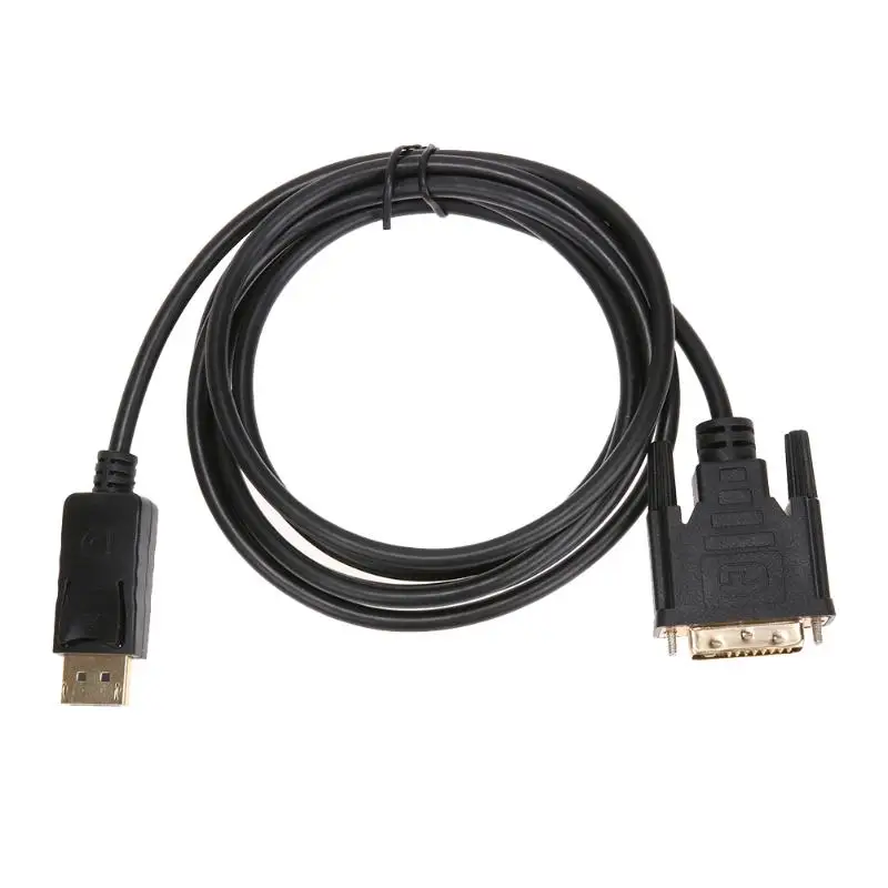 Кабель переходник 1 8 м с интерфейсом Thunderbolt DP штырь поддержкой 1080P Full HD DisplayPort в DVI