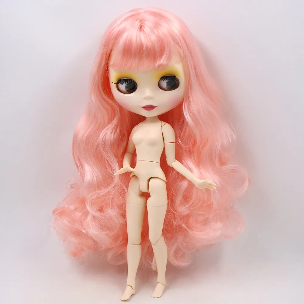 Ледяной DBS Blyth кукольные нет. BL1010 розовые волосы шарнирное тело из белой кожи Neo 1/6