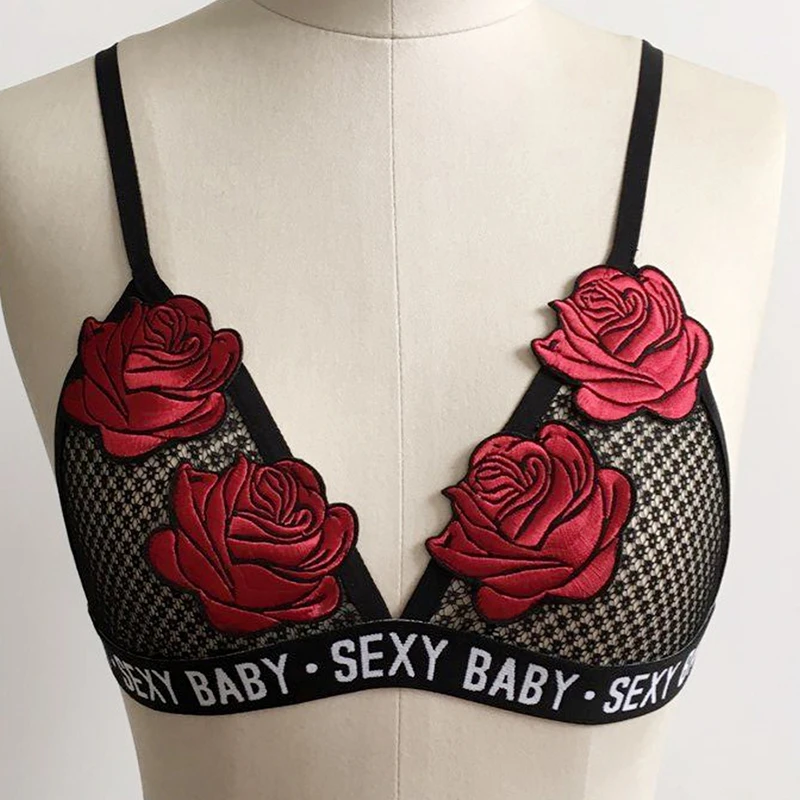 Chesmono Summer Women Embroidery Bra Ladies Floral Sheer Lace Bralette Top Sexy Bras Transparent Seamless Brassiere brasier | Женская