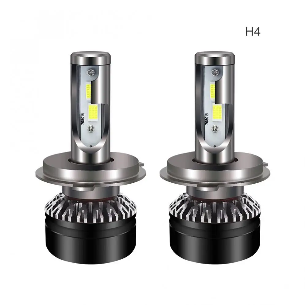 2шт H4 / HB2 9003 60W 10000LM 6000K Универсальный светодиодный комплект автомобильных фар