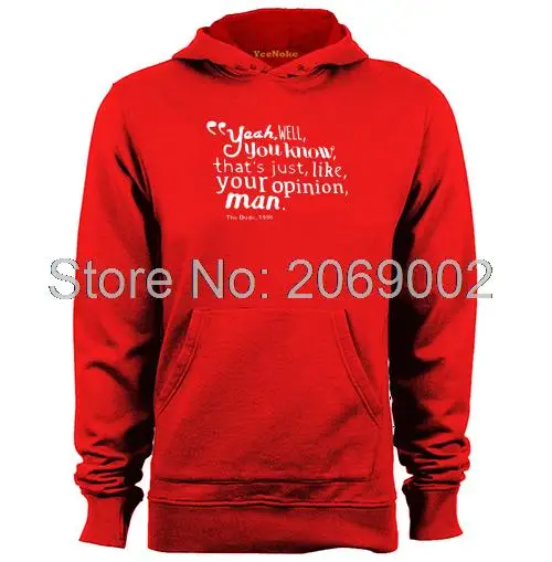 Your Opinion The Big Lebowski Mens &amp Womens Casual Hoodies Fashion | Мужская одежда