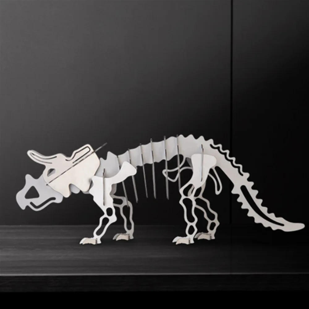 

Metal Jigsaw Three-dimensional jigsaw puzzle student's handicraft gift DIY assembly model dinosaur jigsaw decoration creativity