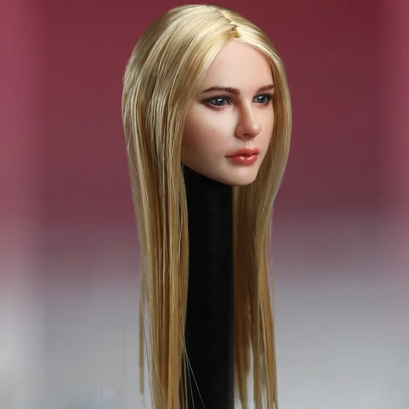 Mnotht SDH004 игрушка 1/6 женская голова для резьбы Avril Lavigne блонд волосы девушек Chloe Moretz 12