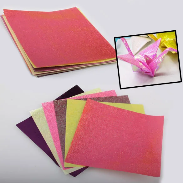 Блестящая бумага сверкающая блестящая счастливая птица лодка животное звезда