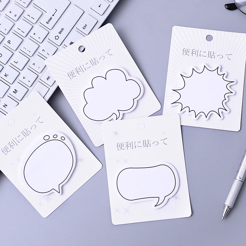 4 шт./лот креативный Kawaii Dialog Box блокнот с липкими нотами для скрапбукинга