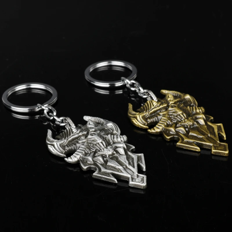 Игра Diablo III 3 логотип лицо брелок для мужчин винтаж Diablo брелок