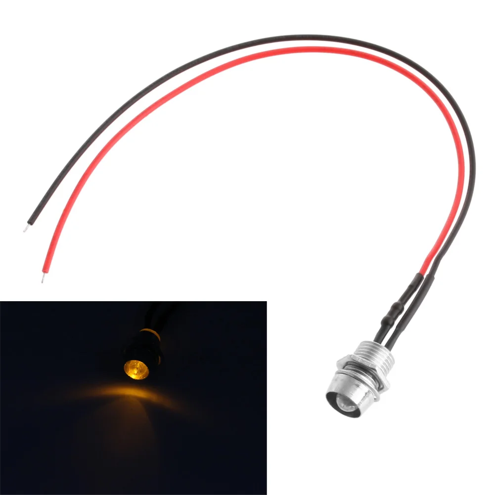 

1x LED Indicator Light Pilot Dash Directional Car Motorcycle Boat 12V Red