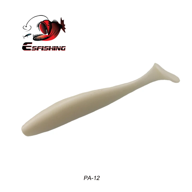 PA12 Esfishing рыболовные приманки мягкие crazy Easy shiner Shad 50 мм 0,8 г 20 шт. мягкие приманки флэш-воблер Карп весло для рыбалки хвост Iscas - Цвет: PA12