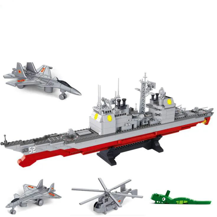 Sluban Военная Униформа серии армия ВМФ корабль Модель Строительство Конструкторы